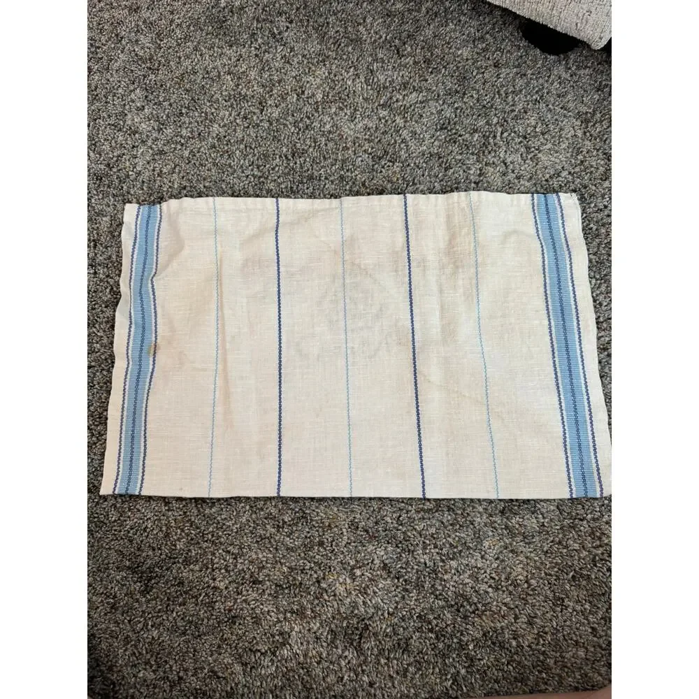 Vintage Hand Embroidered China Tea Towel Approx 20